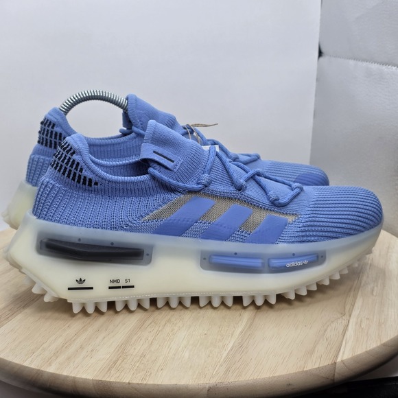 Women's Size 7.5 - Adidas NMD_S1 W Blue Fusion Shoes HQ4468 NEW IN BOX - Picture 3 of 9